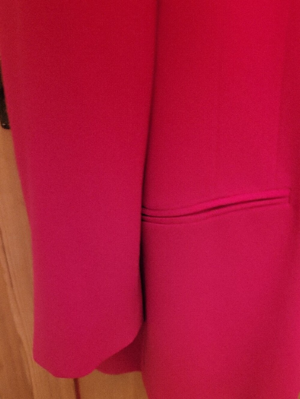 Jones New York Bright Fuchsia Blazer Jacket - Size 24W - Picture 4 of 6